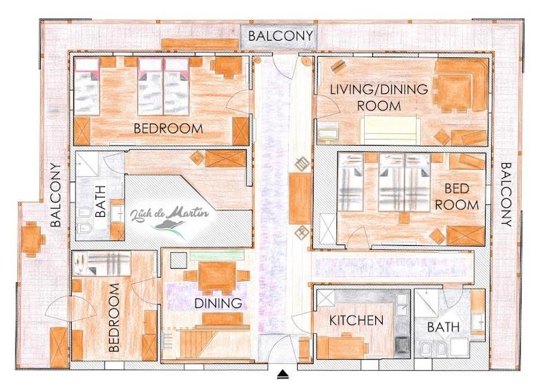 Apartament Luech De Martin La Val Zewnętrze zdjęcie
